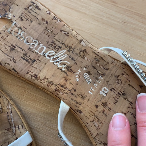 White Studded Sandals - Picture 7 of 7